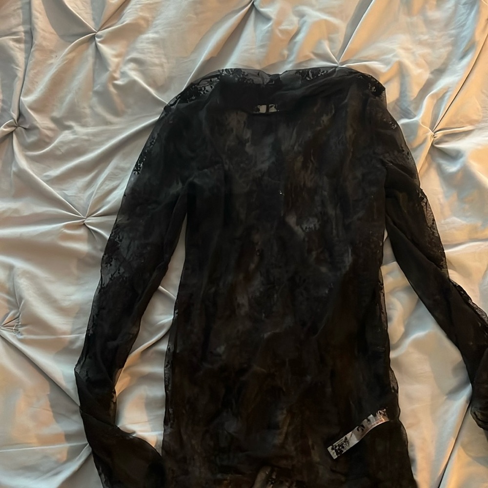 Free people lace long sleeve top